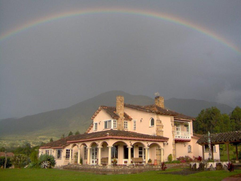 Hacienda El Pinar Del Viento Panzió Villa de Leyva Kültér fotó